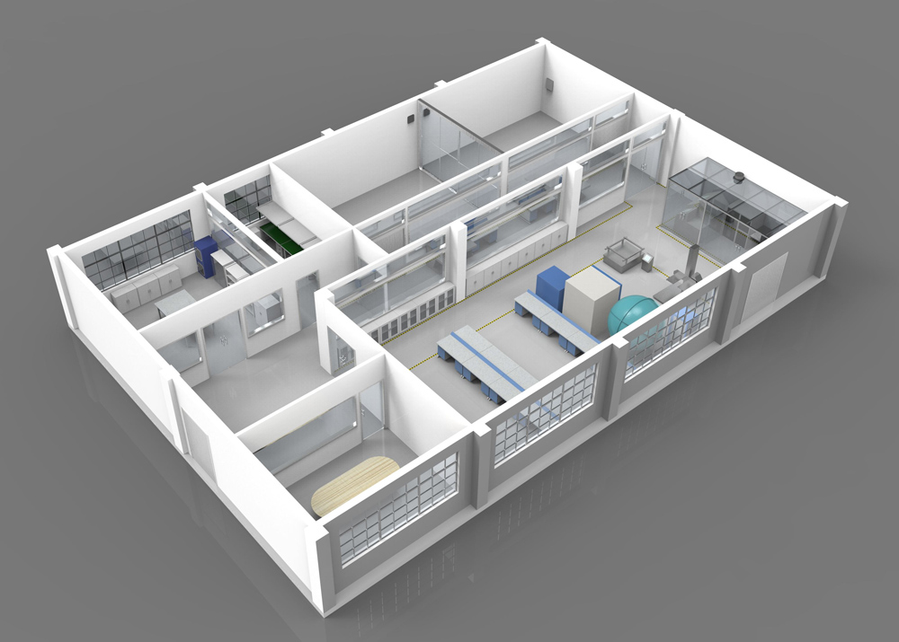 洁净实验室装修设计的平面布局