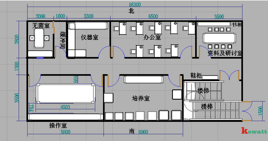 无菌实验室平面设计图